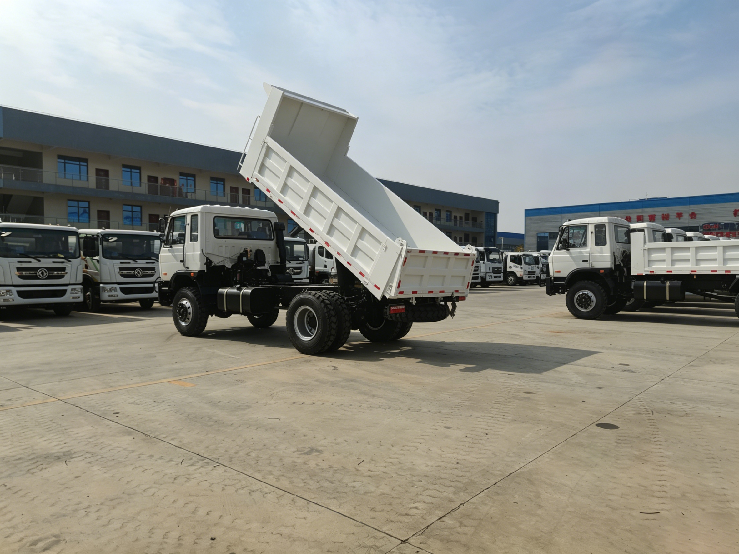 4X4全驱单桥自卸车(东风四驱自卸车)