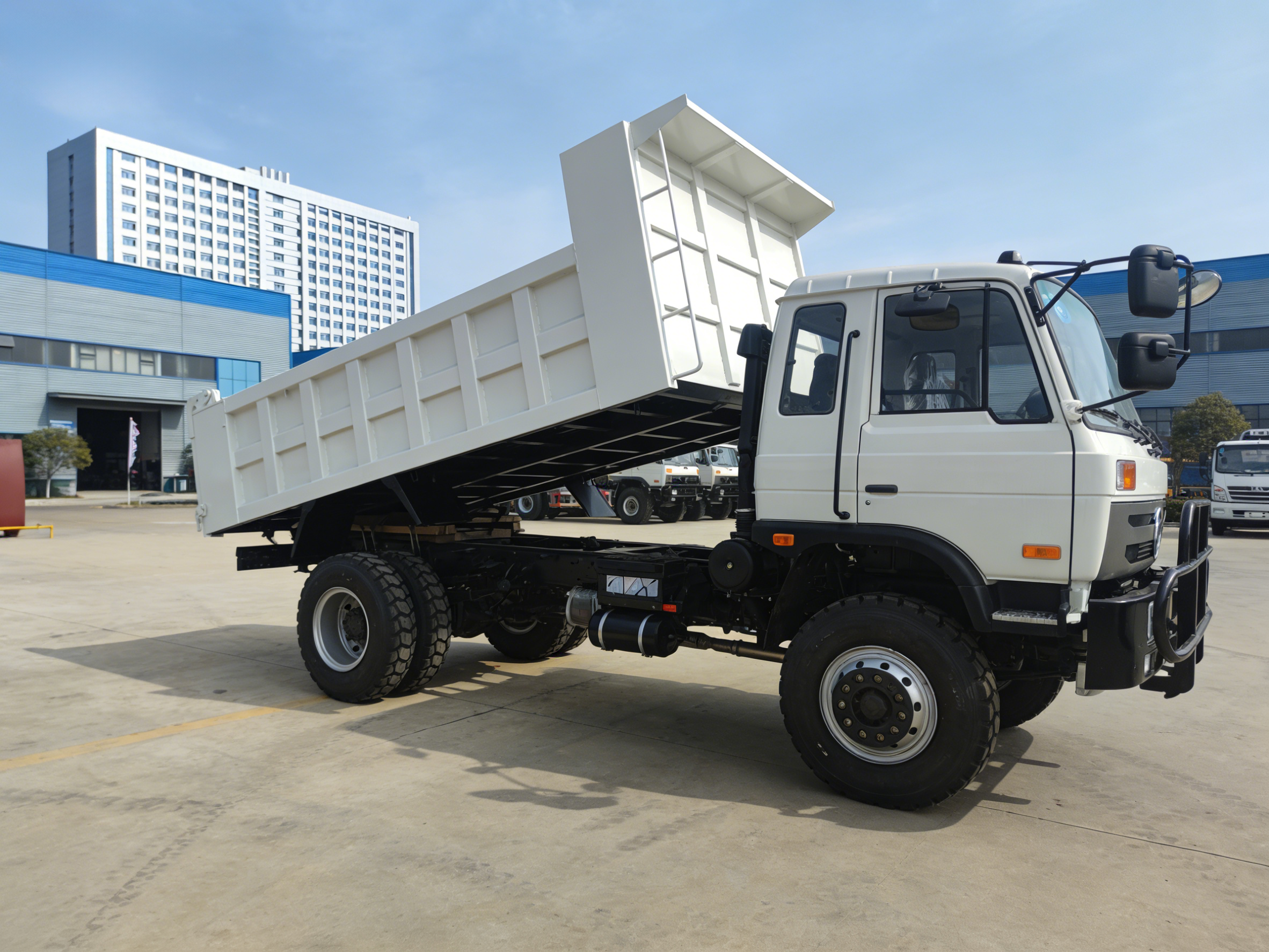 4X4全驱单桥自卸车(东风四驱自卸车)