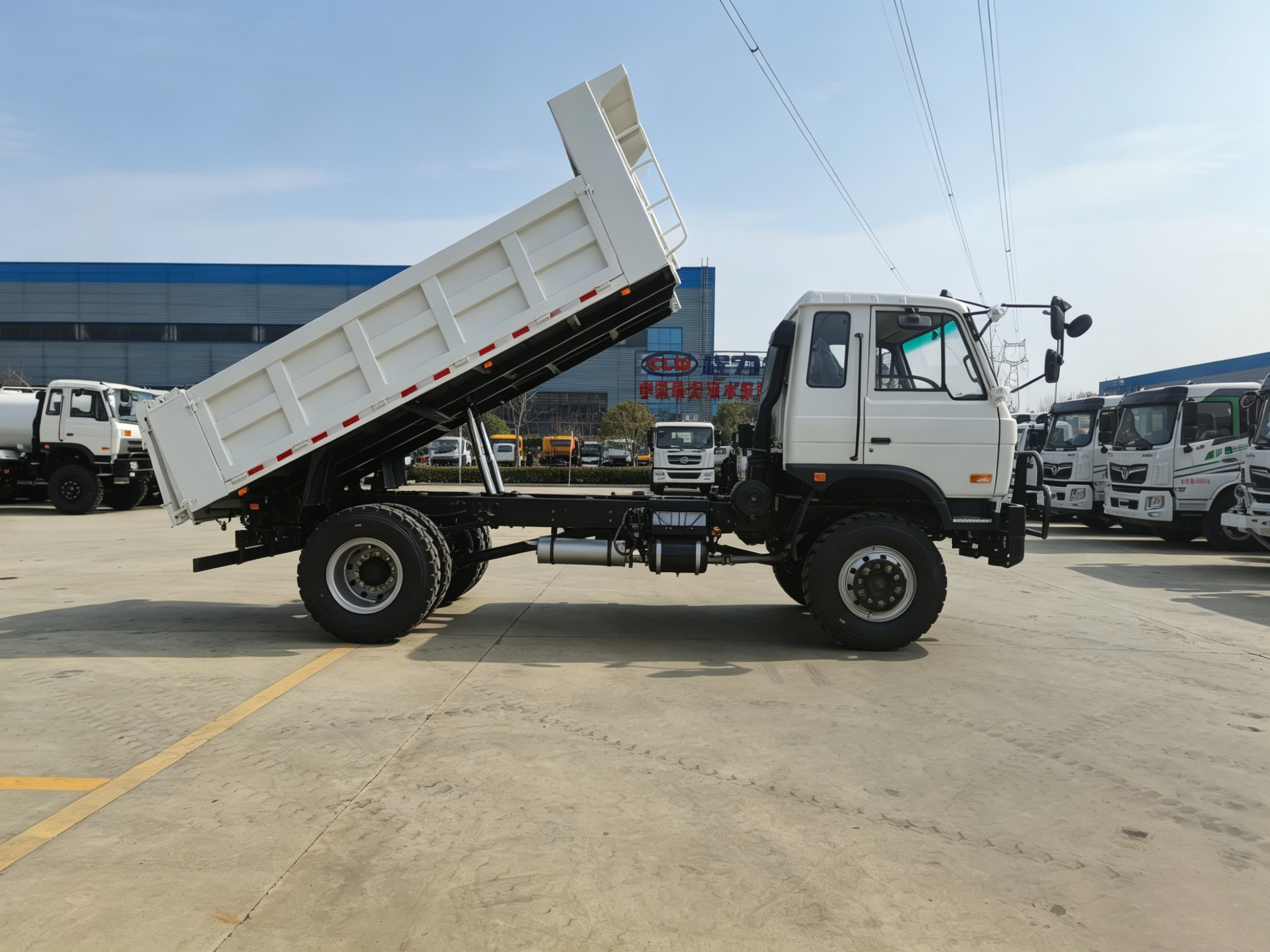 4X4全驱单桥自卸车(东风四驱自卸车)