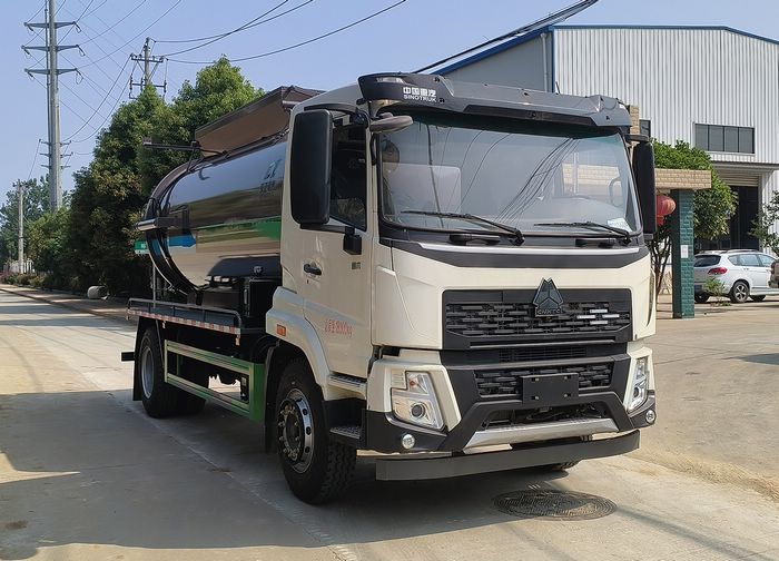 重汽12.9方污泥自卸车
