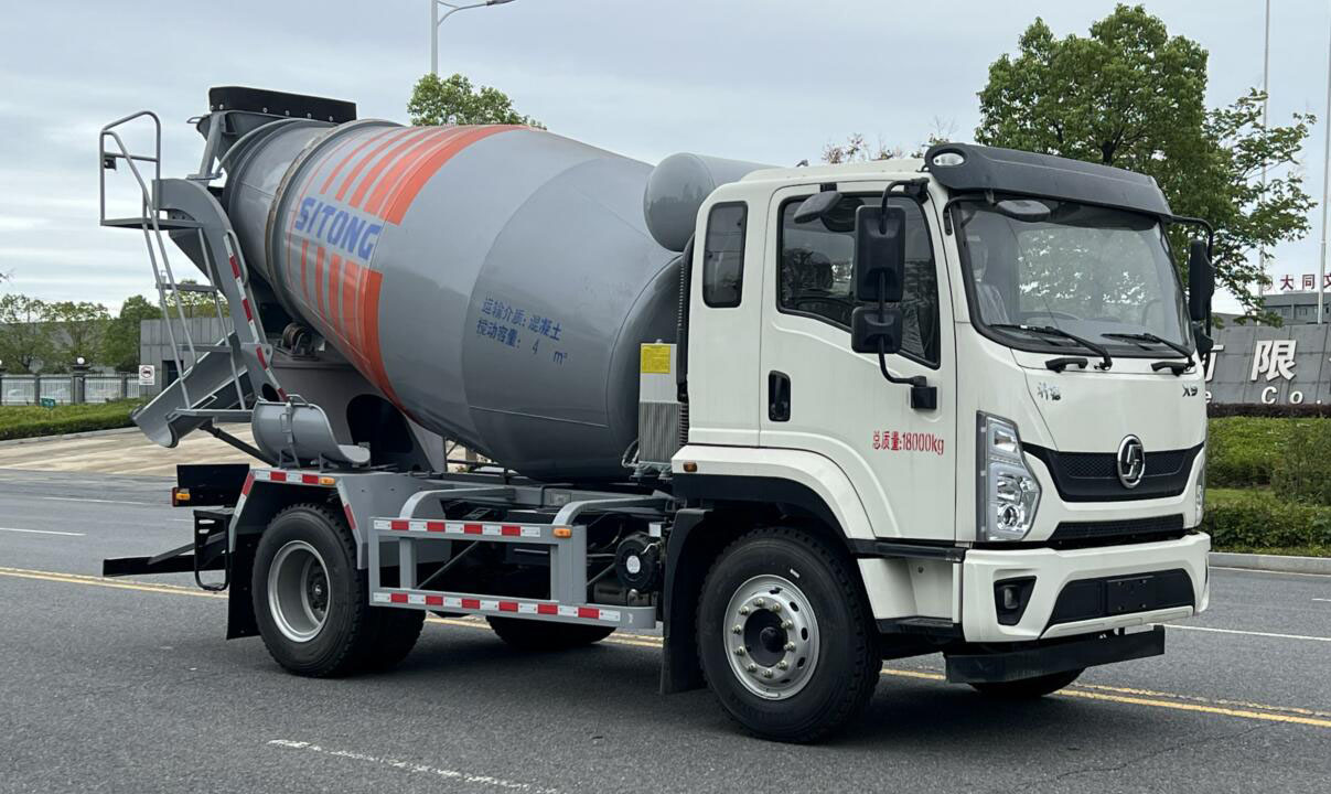 陕汽4方混凝土搅拌运输车