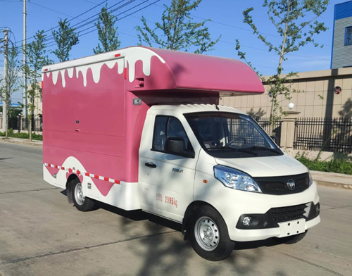 福田2轴售货车