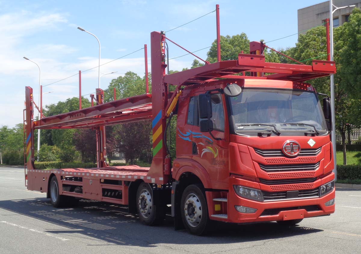 解放3轴车辆运输车