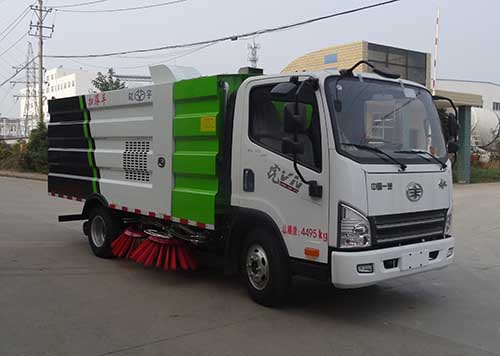 解放2轴扫路车
