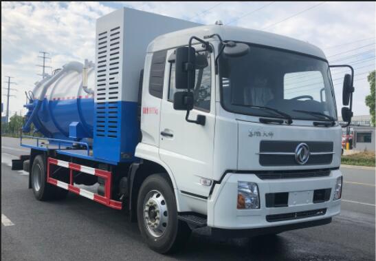 东风7.25方清洗吸污车