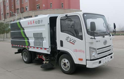 解放2轴扫路车