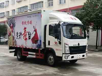 重汽2轴舞台车
