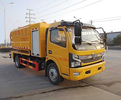 东风6方清洗吸污车