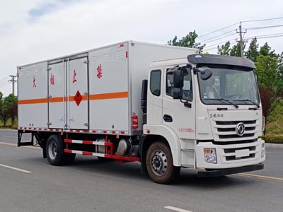 东风2轴易燃液体厢式运输车