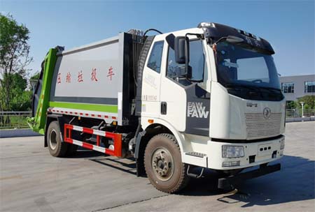 解放2轴压缩式垃圾车