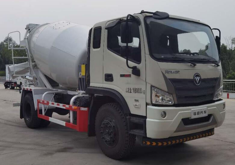福田3.98方混凝土搅拌运输车