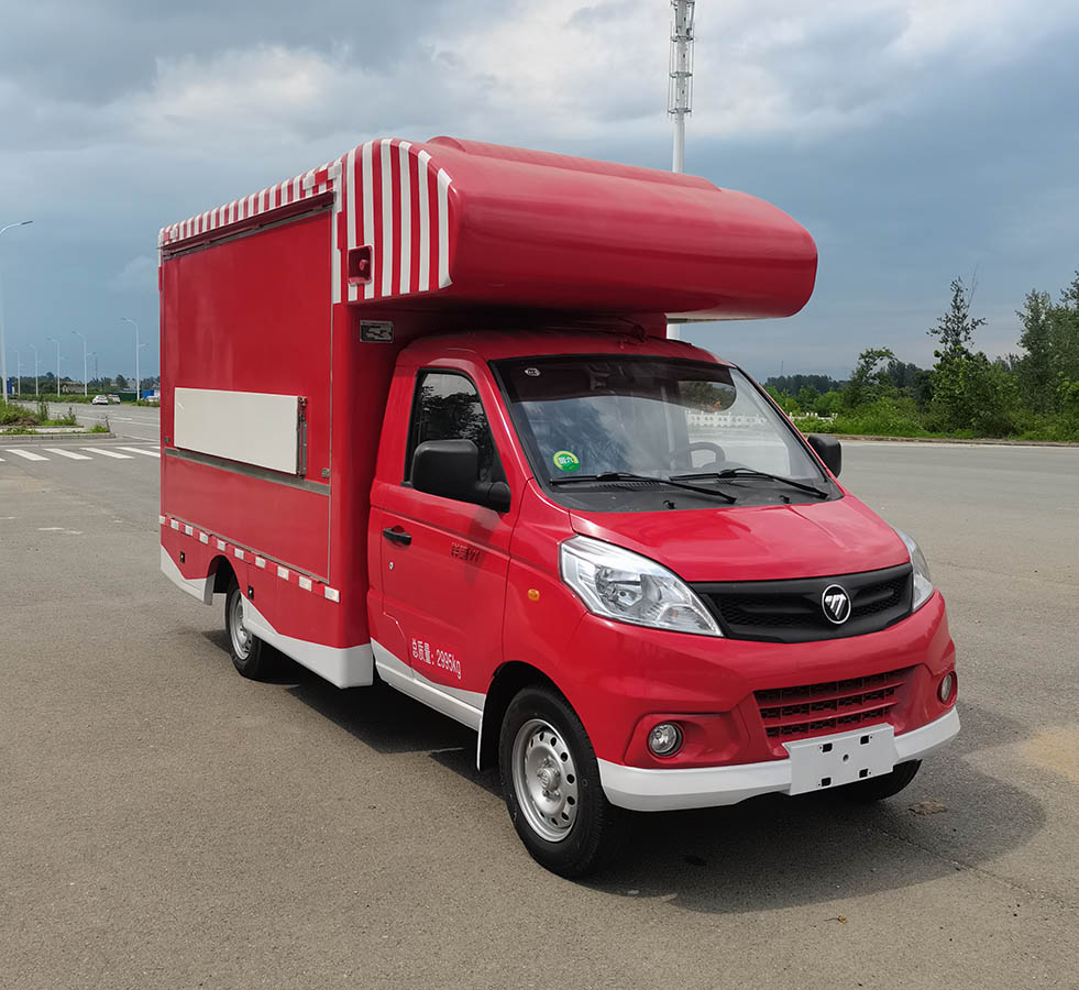 福田2轴售货车