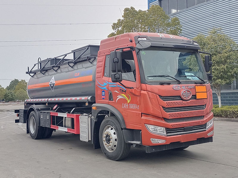 解放9.89方腐蚀性物品罐式运输车