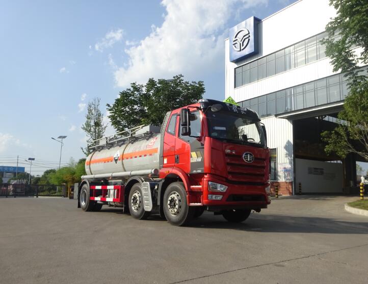 解放12.9方腐蚀性物品罐式运输车