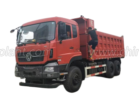 东风8x4自卸车L375 欧三 康明斯 右舵